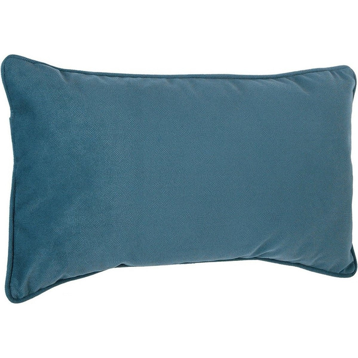 Atmosphera Bank/sierkussens huiskamer Sophia - 30 x 50 cm - Blauw - polyester - met rits