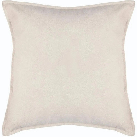 Atmosphera Bank/sierkussens huiskamer Sophia - 55 x 55 cm - Ivoor wit - polyester - met rits