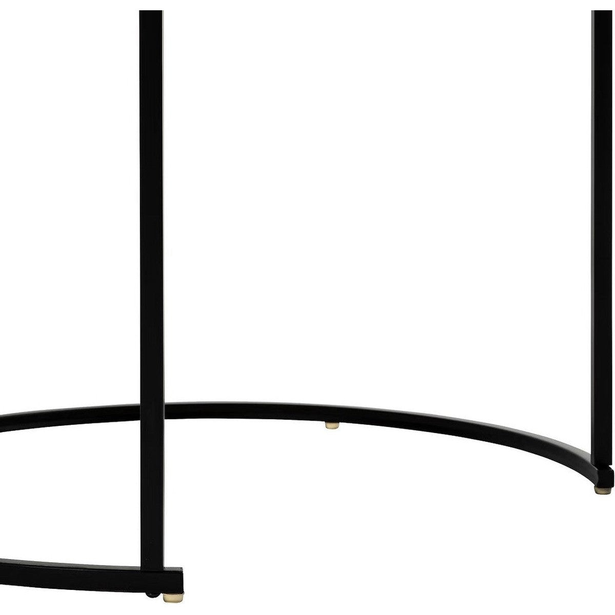 Atmosphera Bijzettafels Noah - Ø35/56/54xH45cm - Set van 3 stuks - Zwart