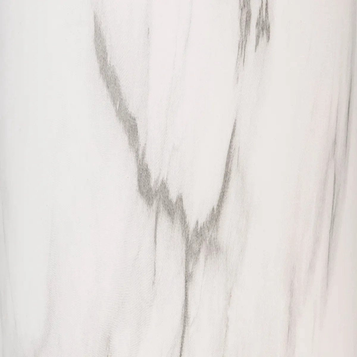 Atmosphera Bloemenvaas Athens - mat marmer wit - keramiek - D12 x H30 cm - stelen en boeketten