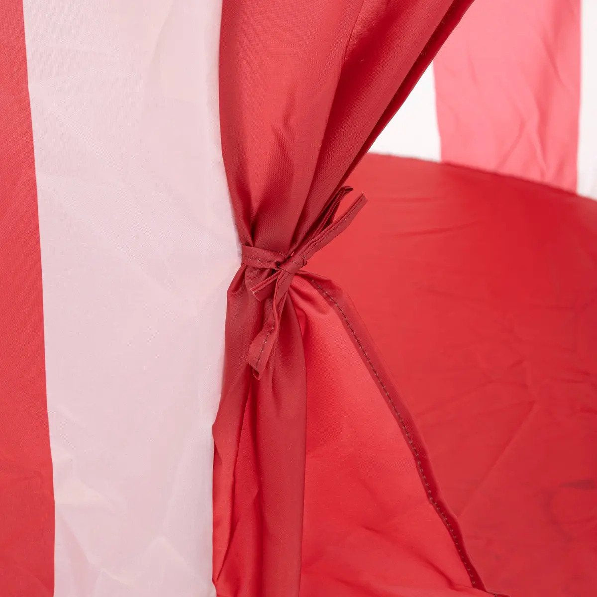 Atmosphera Circus speeltent voor kinderen - D100 x H135 cm - rood/wit - speelhuisjes - MODESTNOVA
