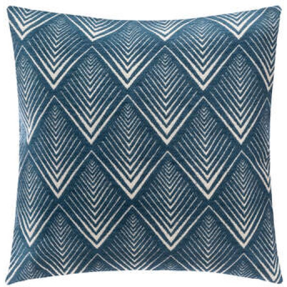 Atmosphera Créateur d'intérieur® - Sierkussen (hoes) chen chen geo bl 40x40, middenblauw