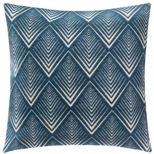 Atmosphera Créateur d'intérieur® - Sierkussen (hoes) chen chen geo bl 40x40, middenblauw