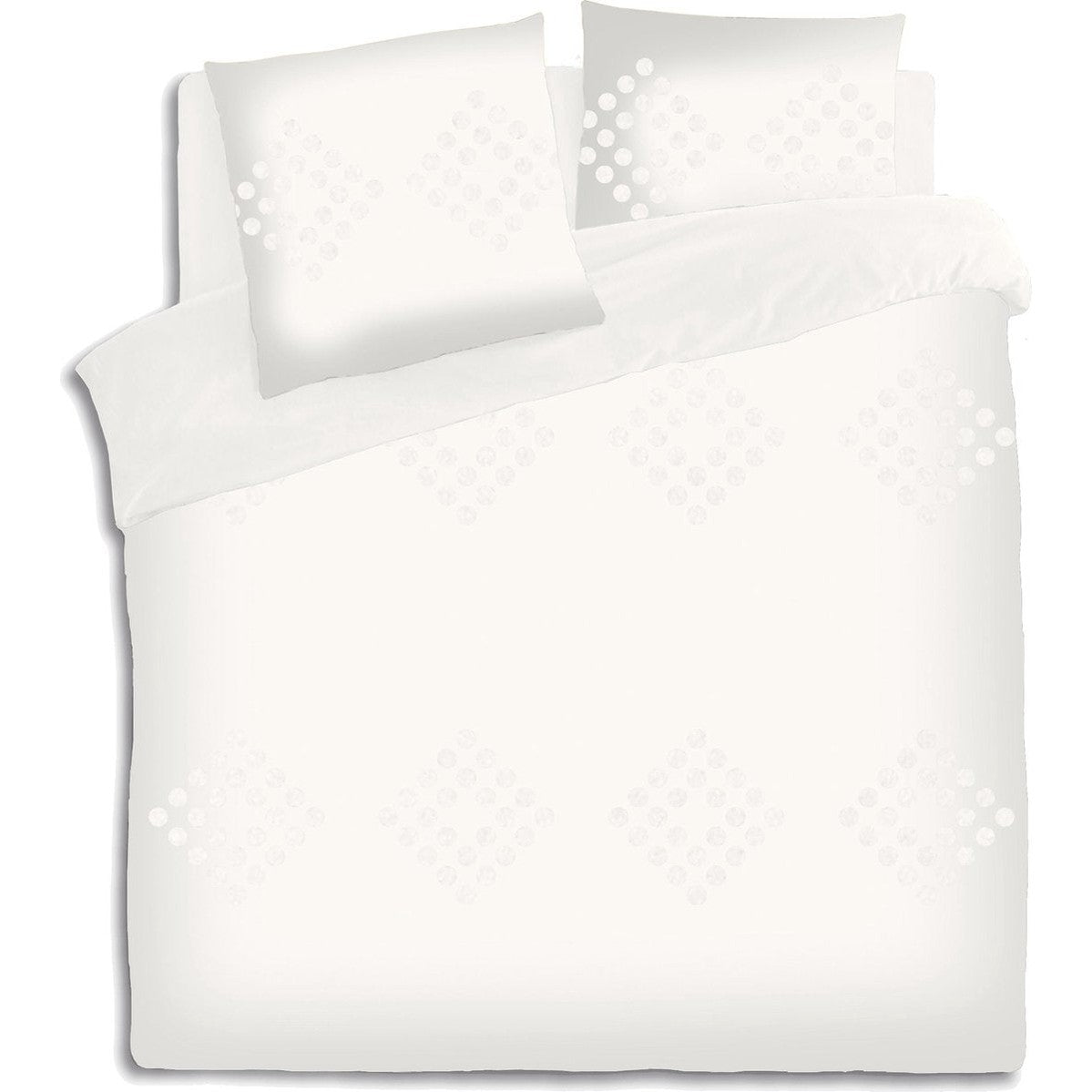 Atmosphera Dekbedovertrek set met 2 kussenslopen 240x220cm Wit