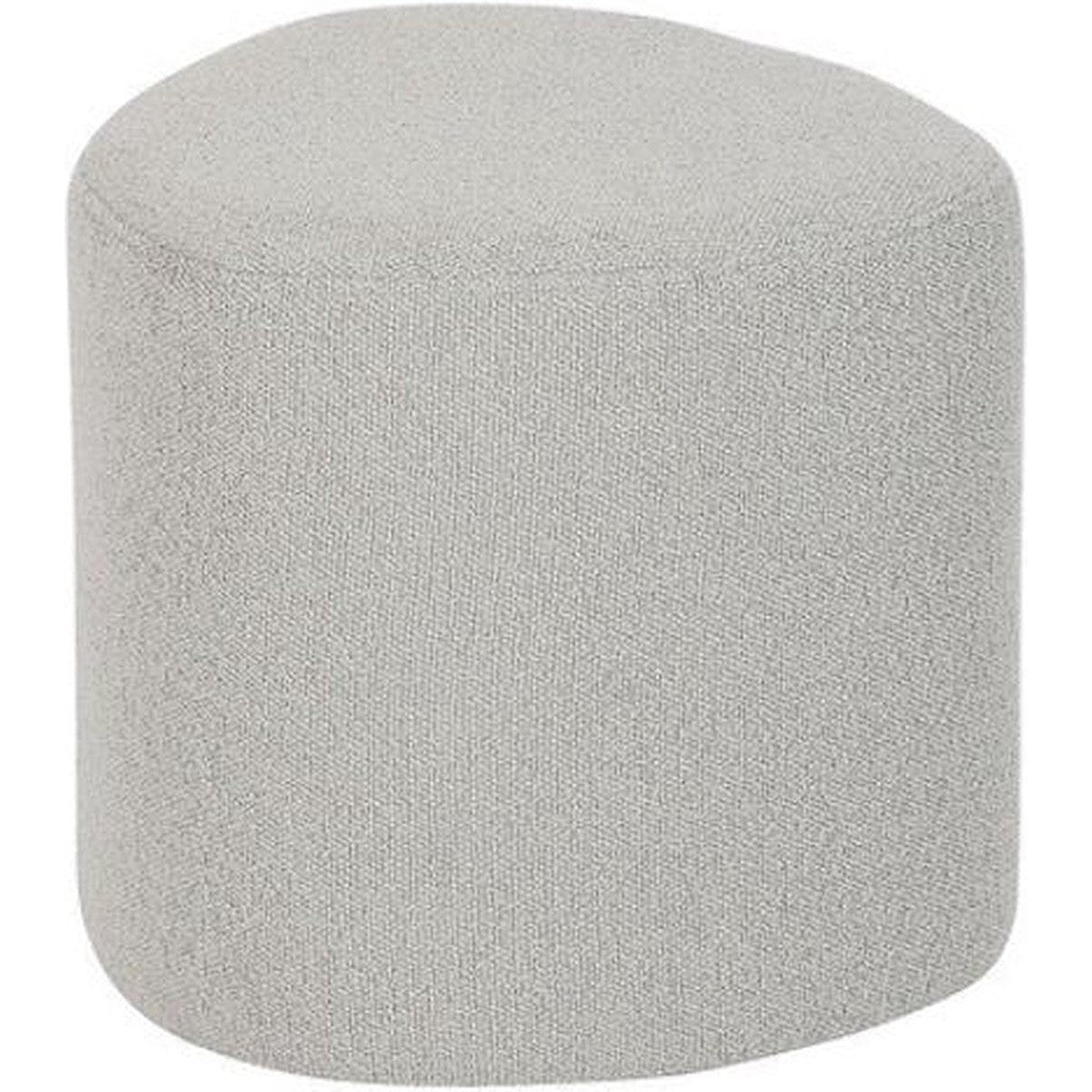 Atmosphera Estria poef - 40x40cm - Lichtgrijs