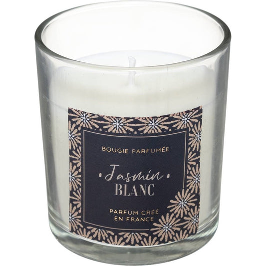 Atmosphera Geurkaars - Jasmijn - Lolita - 26 Branduren - Donkerblauw - 130g - Woondecoratie