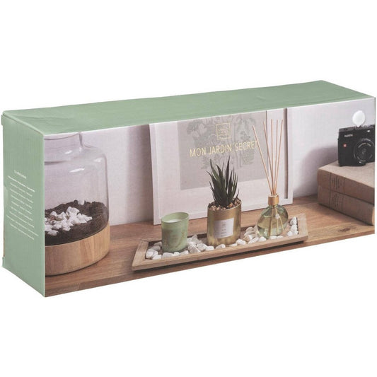 Atmosphera Geurset SECRET GARDEN kaars en diffuser met stokjes