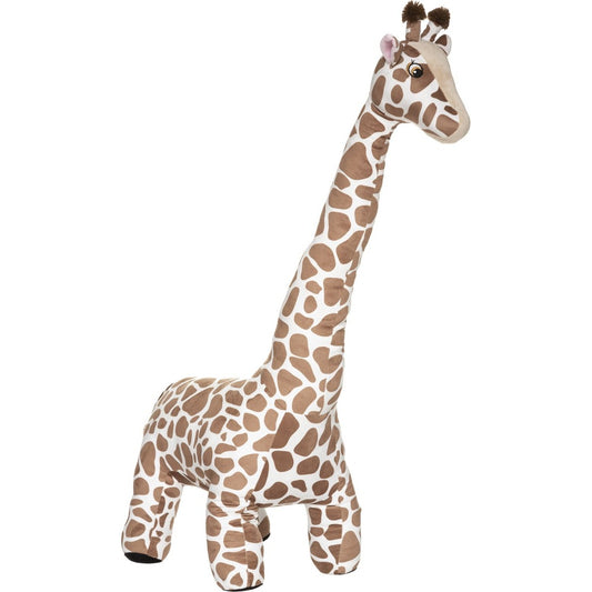 Atmosphera Giraffe knuffel van zachte pluche - gevlekt patroon - 100 cm - Extra groot
