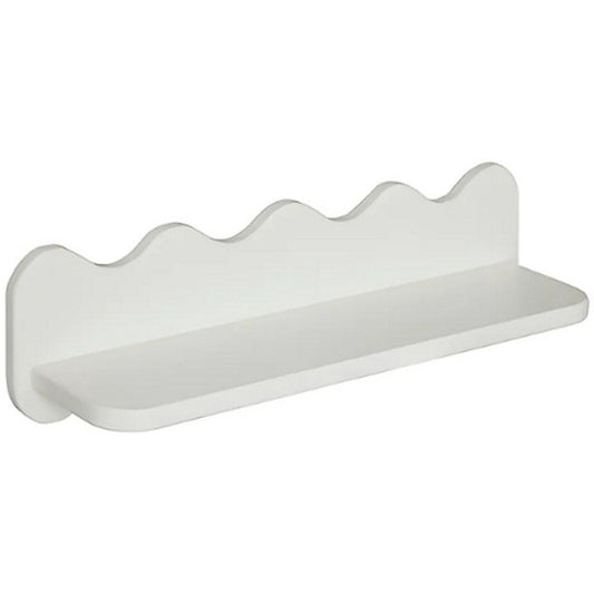 Atmosphera Golvende Wandplank Salina - 53x15x15cm - Wit - MODESTNOVA