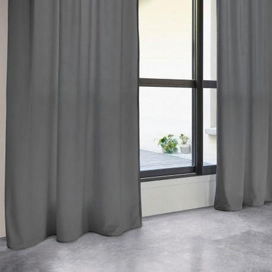 Atmosphera Gordijn 260x140cm - Kant en klaar met ringen - Donkergrijs