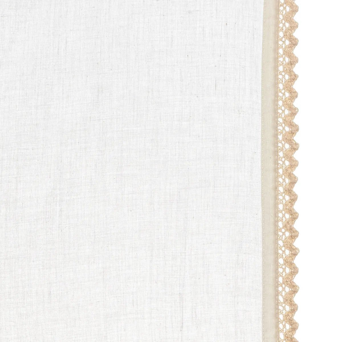 Atmosphera Kanten Gordijn 140x240cm - Kant en klaar met ringen - Wit