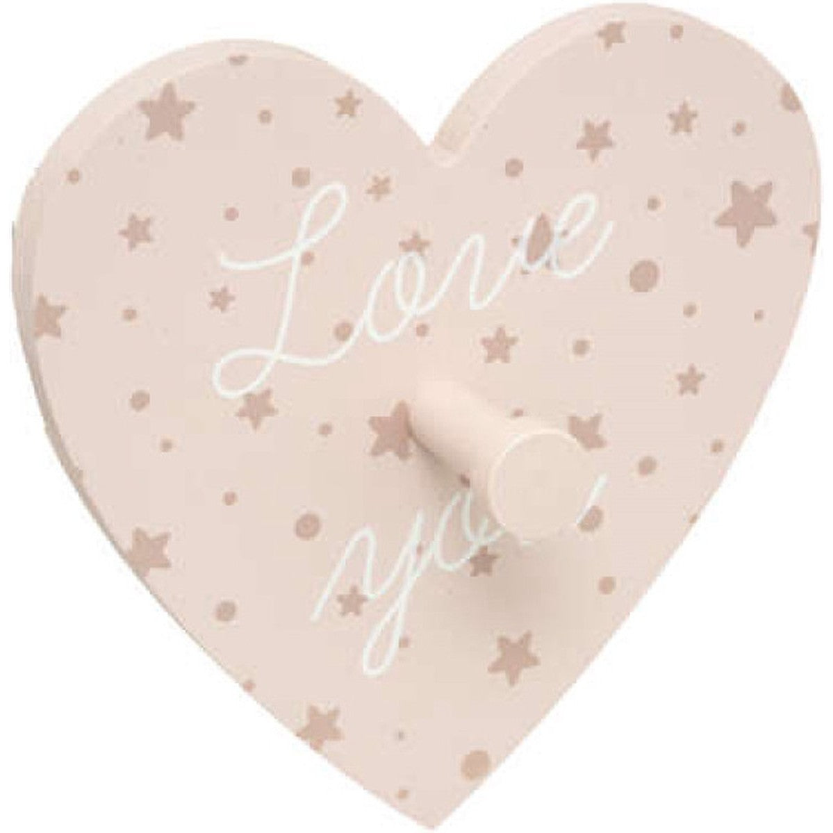 Atmosphera Kapstok kinderkamer - vormen knoppen - 4 haken - MDF hout - 55 x 7 cm - kleurenmix