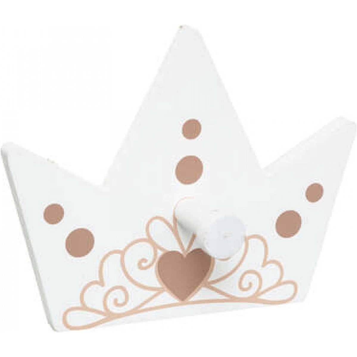 Atmosphera Kapstok kinderkamer - vormen knoppen - 4 haken - MDF hout - 55 x 7 cm - kleurenmix