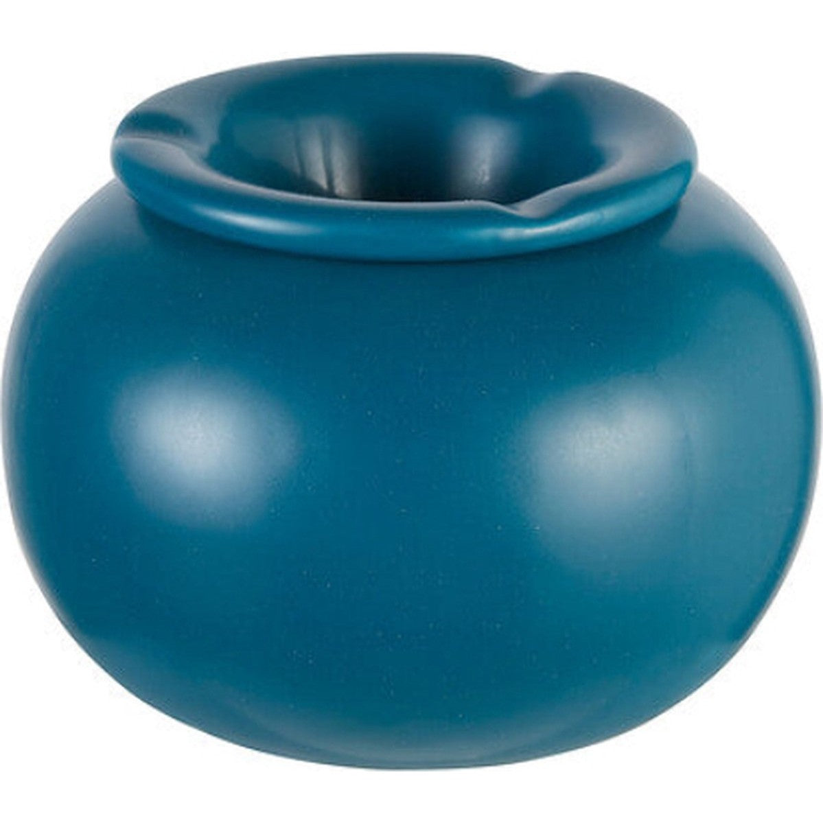 Atmosphera Keramische Asbak - Ø16xH11cm - Blauw
