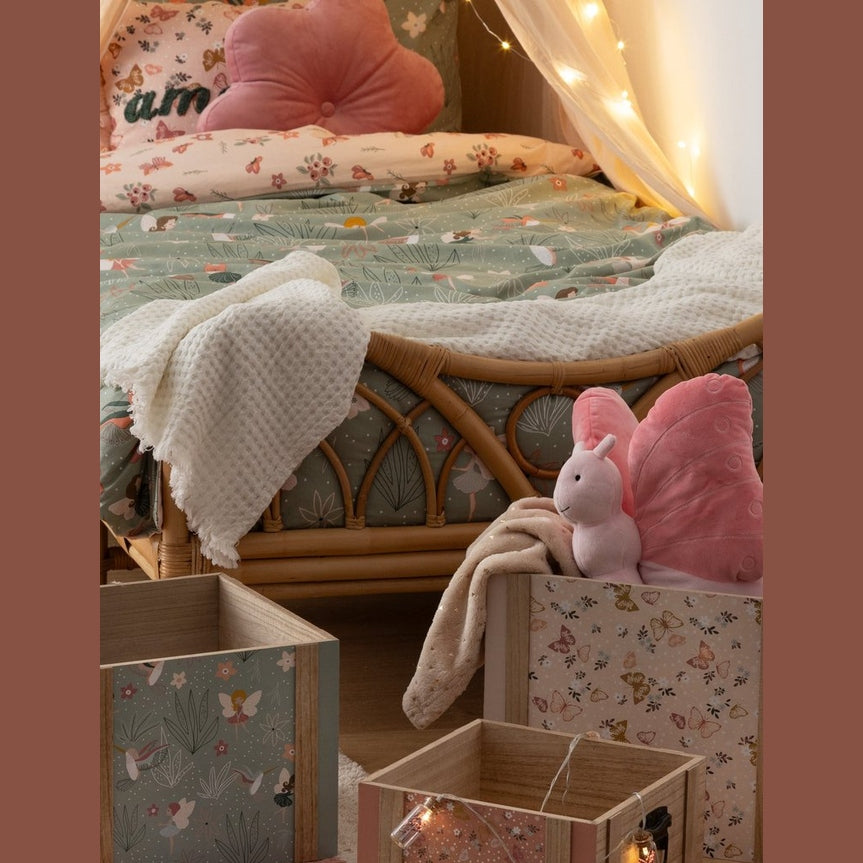 Atmosphera Kids Dekbedovertrek set met 1 kussensloop 140x200cm/65x65cm - Fee