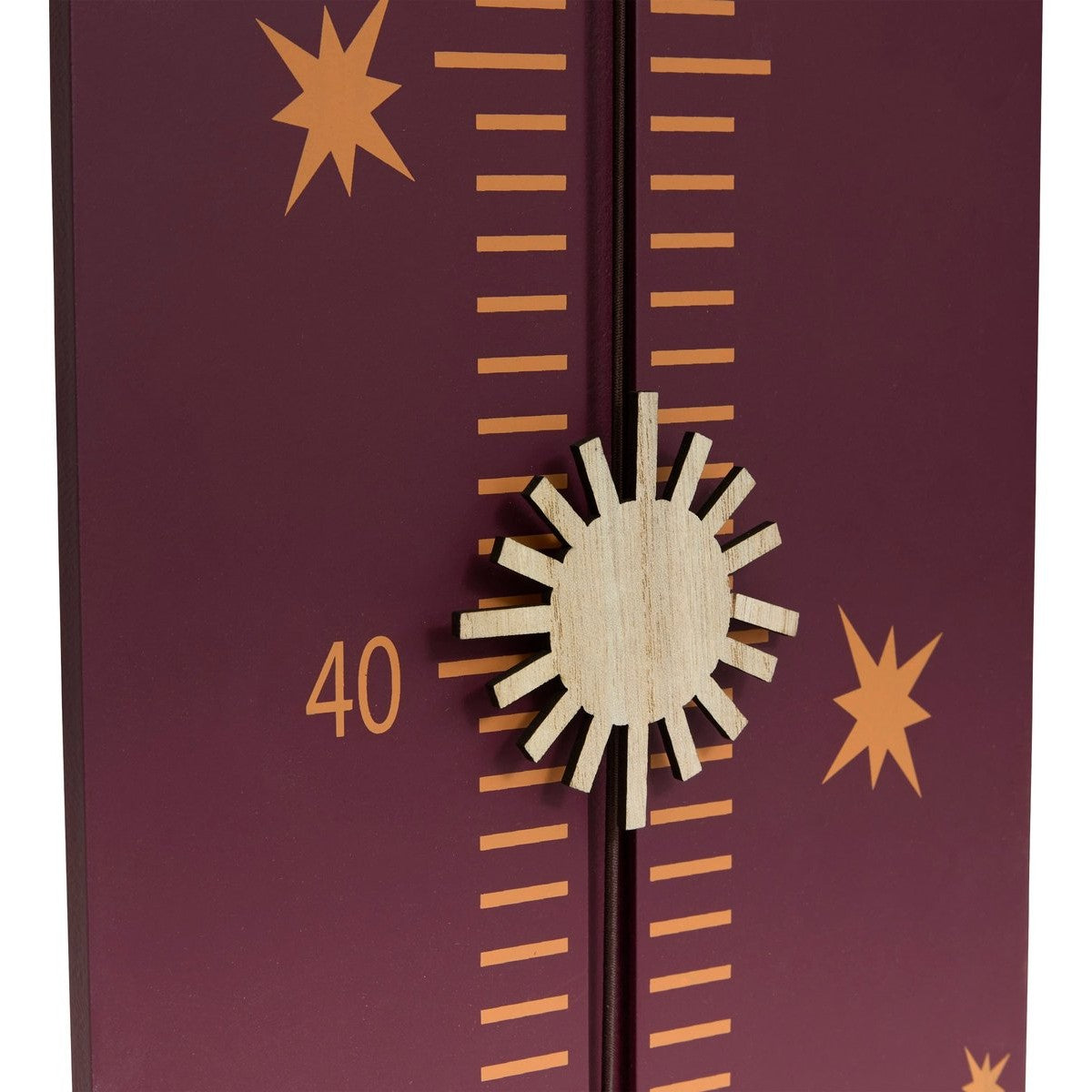 Atmosphera Kids Groeimeter Sterrenhemel - Kindermeetlat - B20xH140cm - Bruin - MODESTNOVA