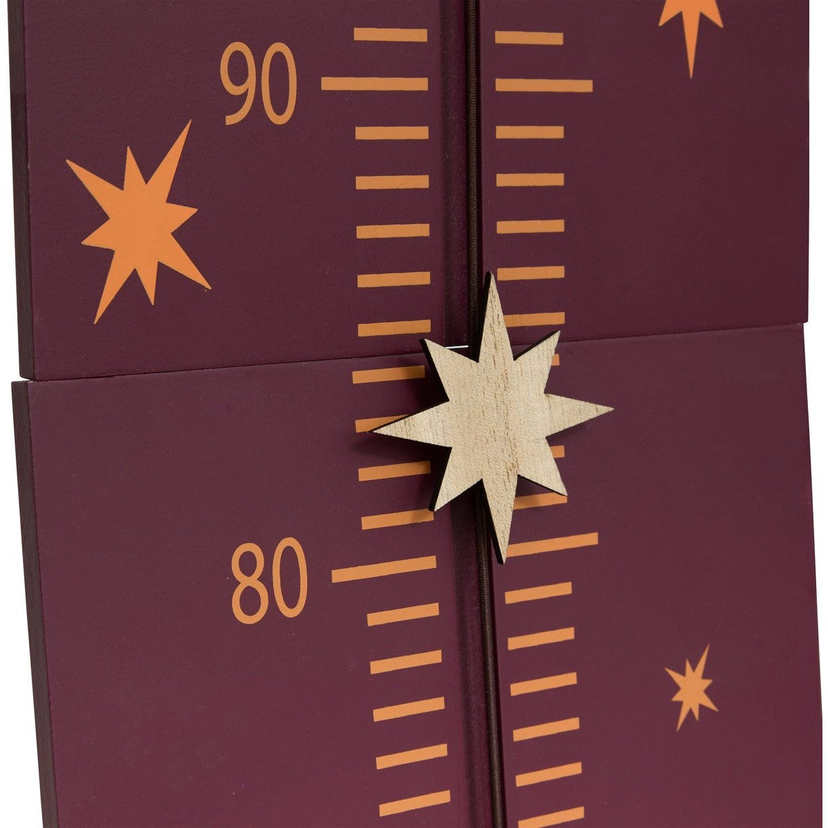 Atmosphera Kids Groeimeter Sterrenhemel - Kindermeetlat - B20xH140cm - Bruin - MODESTNOVA