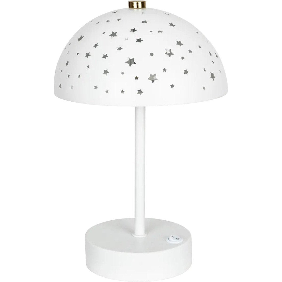 Atmosphera Kids Jabba Tafellamp Paddenstoel - Ø15xH26cm - Wit