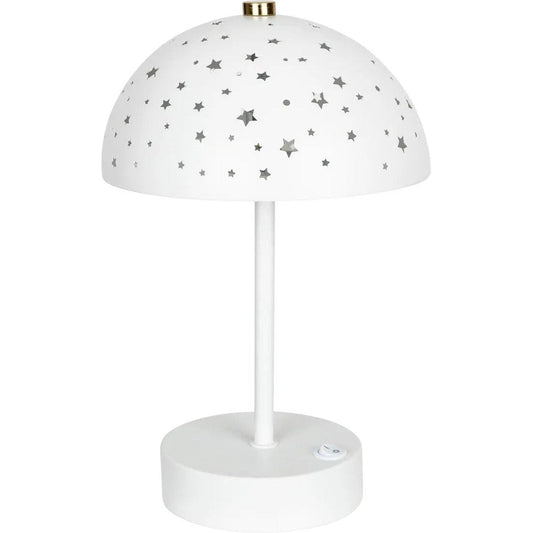 Atmosphera Kids Jabba Tafellamp Paddenstoel - Ø15xH26cm - Wit