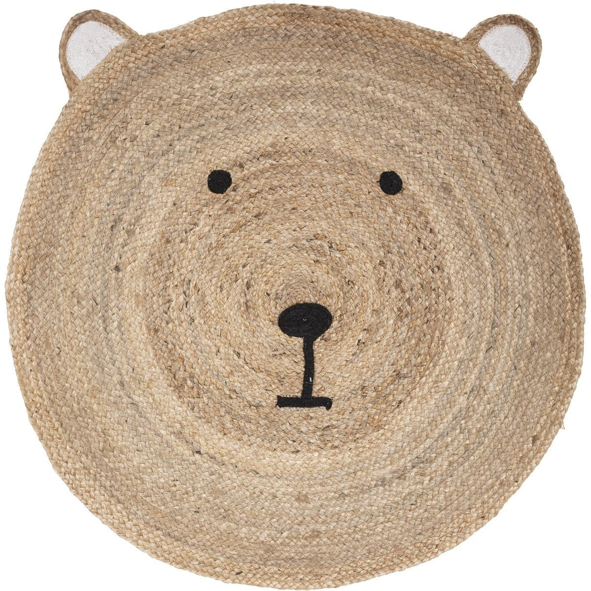 Atmosphera Kids Jute Vloerkleed beer - Dia 100 cm - Kinderkamer