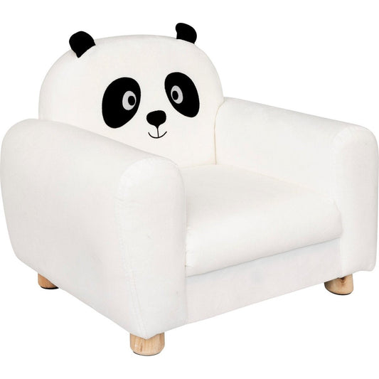 Atmosphera Kids Kinderfauteuil Panda - 53x43x44cm - Wit
