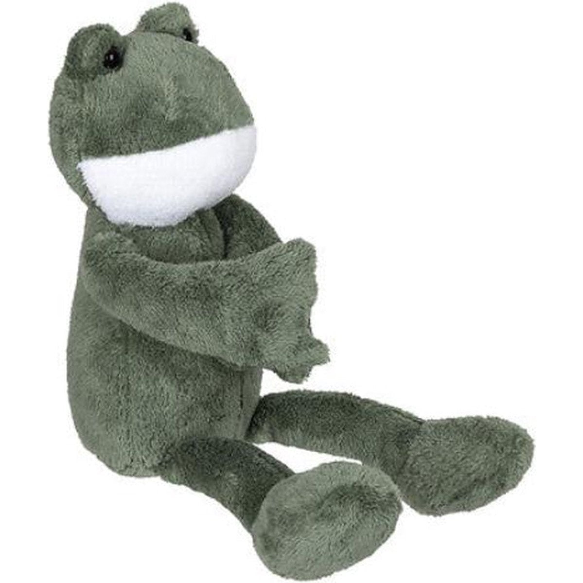 Atmosphera Kids Knuffel Loes groene kikker - 16x9xH35cm - Groen