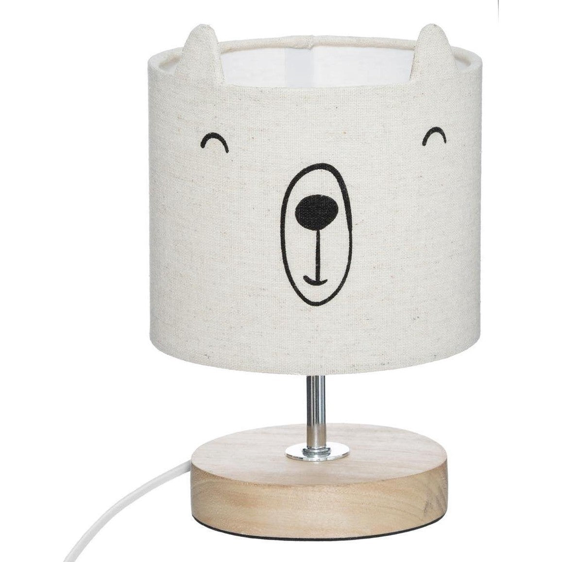 Atmosphera Kids Nachtlamp Beer D15x21cm - Beige - E14