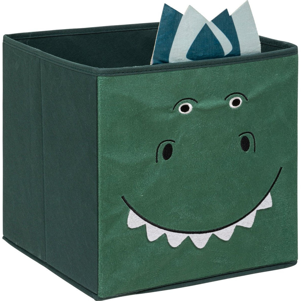 Atmosphera Kids Opbergdoos / opberger Vierkant - Dino - 29 x 29 cm