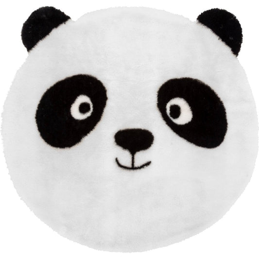 Atmosphera Kids Panda Vloerkleed - Ø100cm - Wit