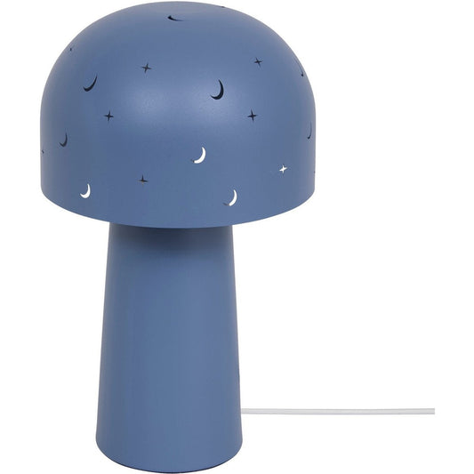 Atmosphera Kids Starry Mushroom Tafellamp - Ø16xH27cm - Blauw - MODESTNOVA