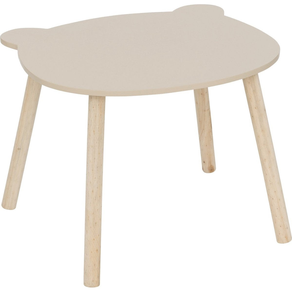 Atmosphera Kids Tekentafel/Kindertafel Teddybeer Ø60cm - Beige