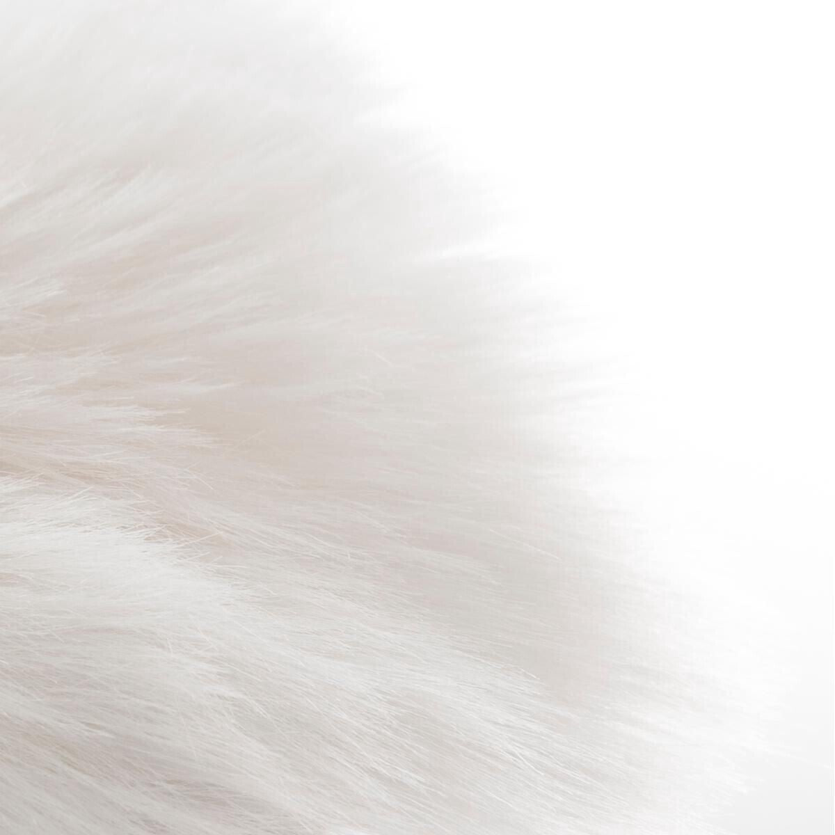 Atmosphera Kids Vloerkleed faux fur - 60x90cm - Wit