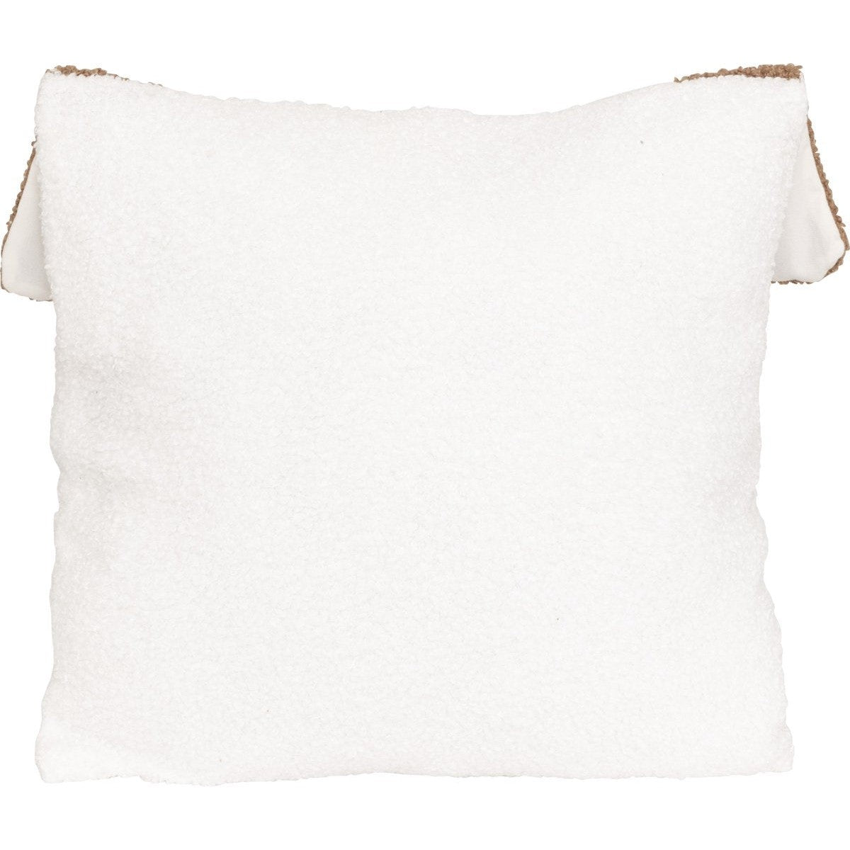 Atmosphera Kids Woef Sierkussen - 40x10x40cm - Wit/Bruin