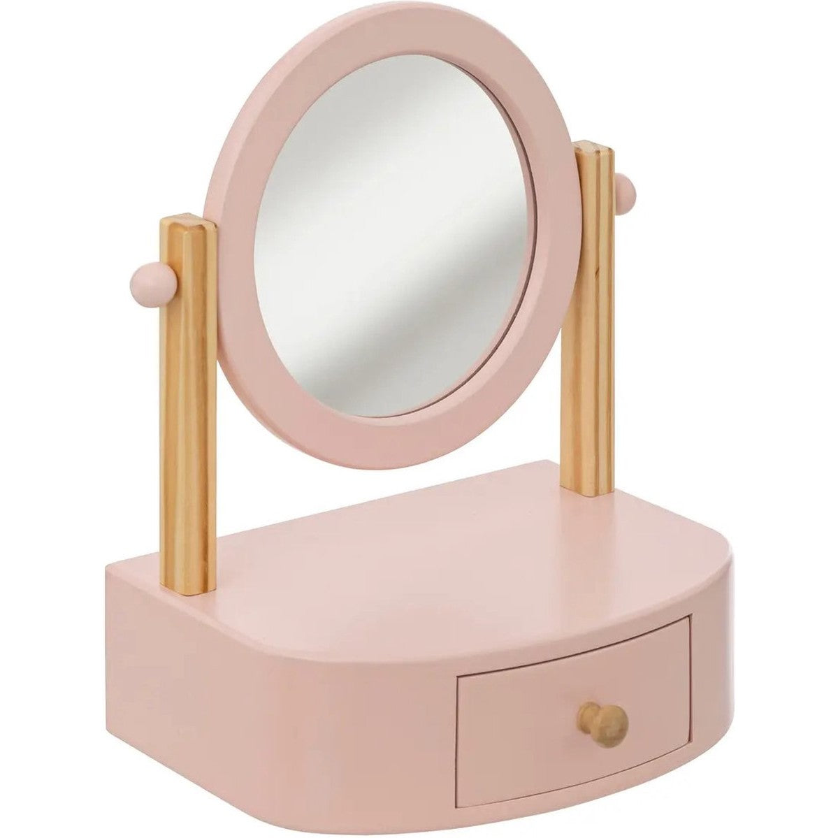 Atmosphera Kids make up spiegel Chary Rose - 22x16cm - Roze