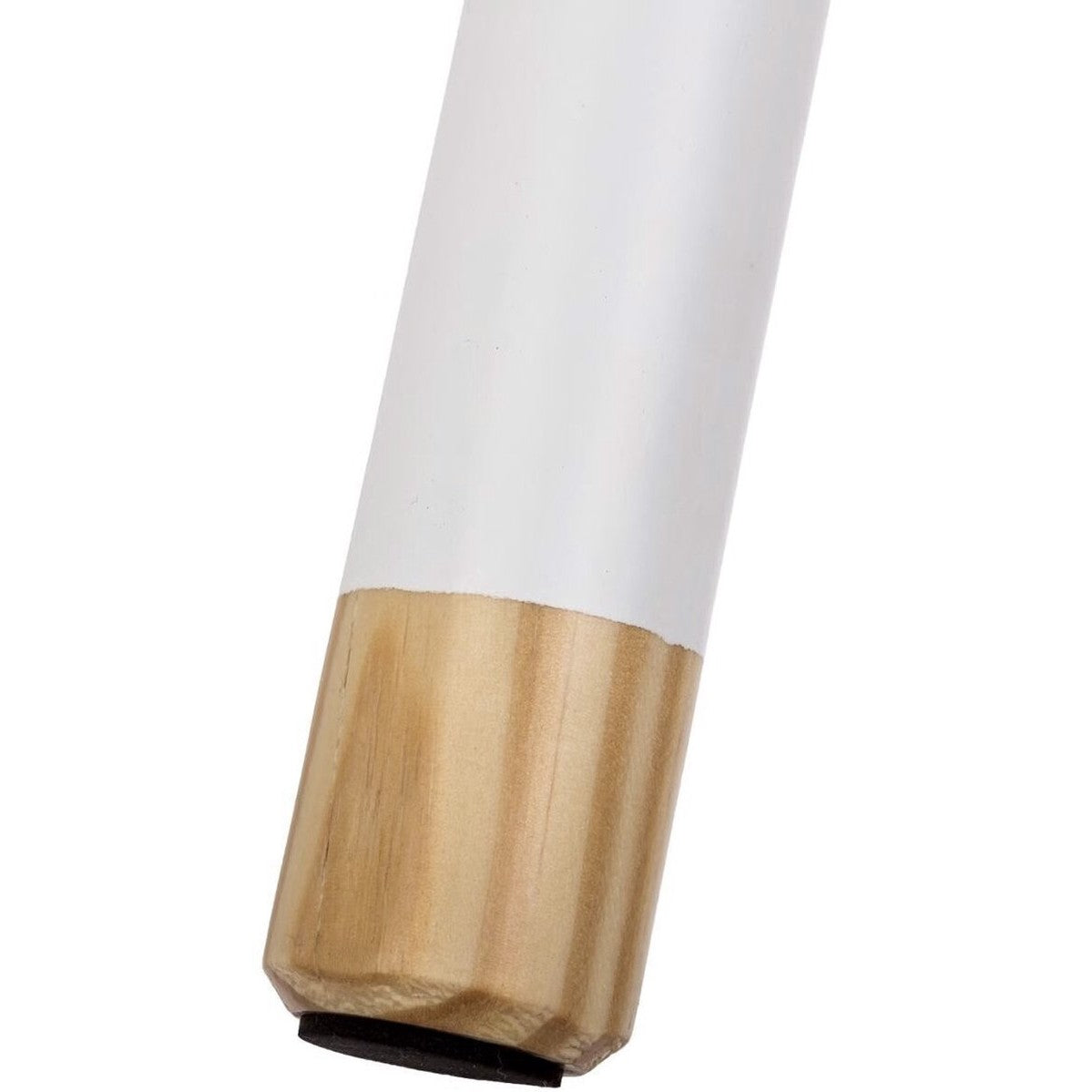 Atmosphera Kinder krukje - 2x - ivoor wit - hout - D24 x H27 cm - bijzet stoeltjes/krukken - MODESTNOVA