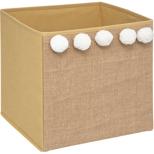 Atmosphera Kindermand opvouwbaar 29 x 29 cm bruin