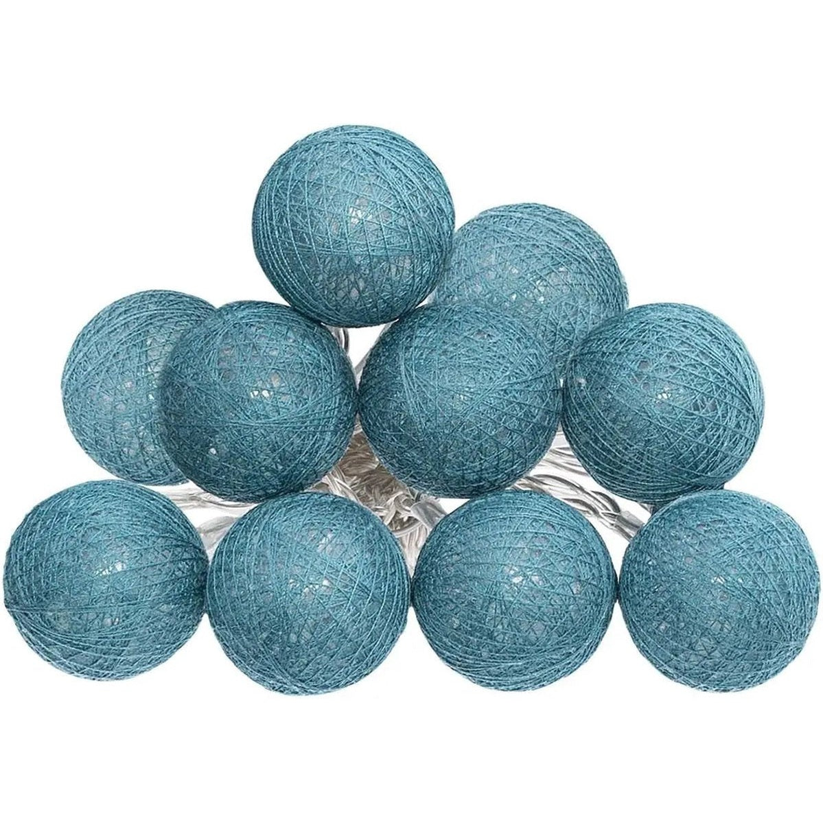 Atmosphera LED slinger 10 bollen blauw 1,5 meter