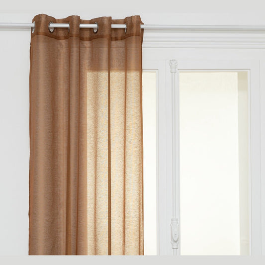 Atmosphera Moly Gordijn 135x240cm - Kant en klaar met ringen - Kaneel