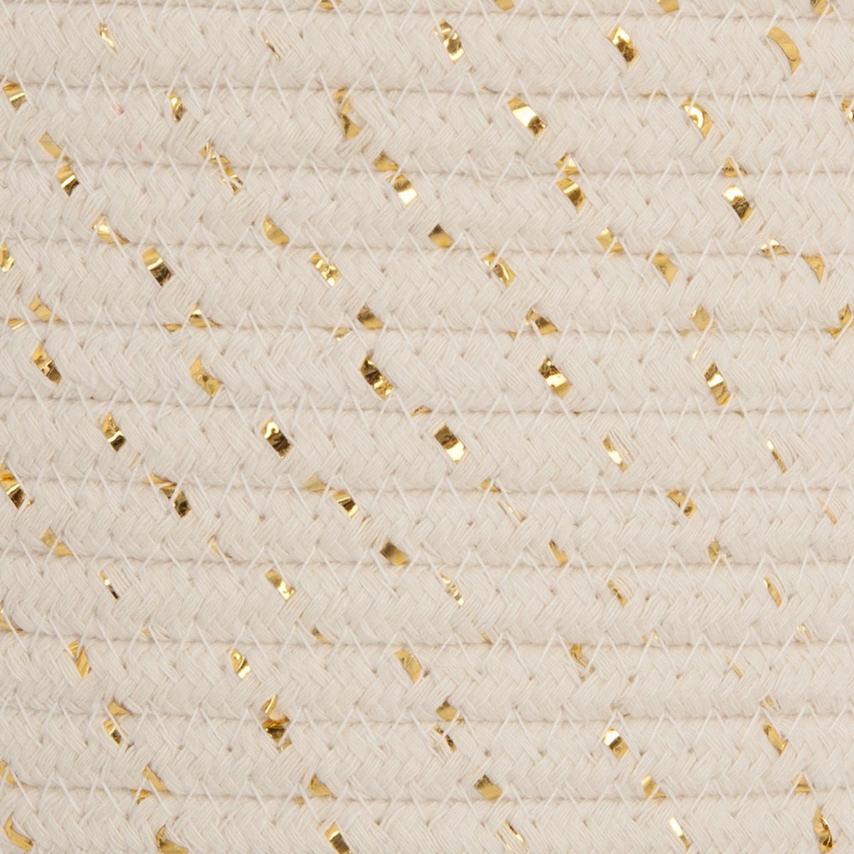 Atmosphera Opbergmanden set met goudvlokken