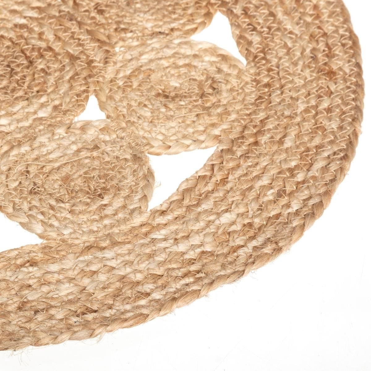 Atmosphera Placemats Jute – Set van 6 – Ø 38 cm – Beige – Scandinavisch Design – Onderleggers Eettafel