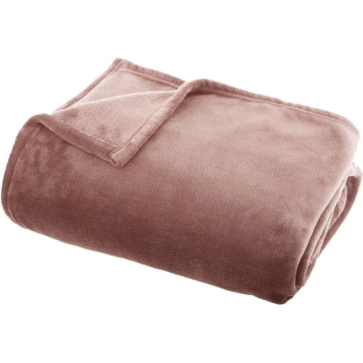 Atmosphera - Plaid - Flanel - Roze - 130 x 180 cm