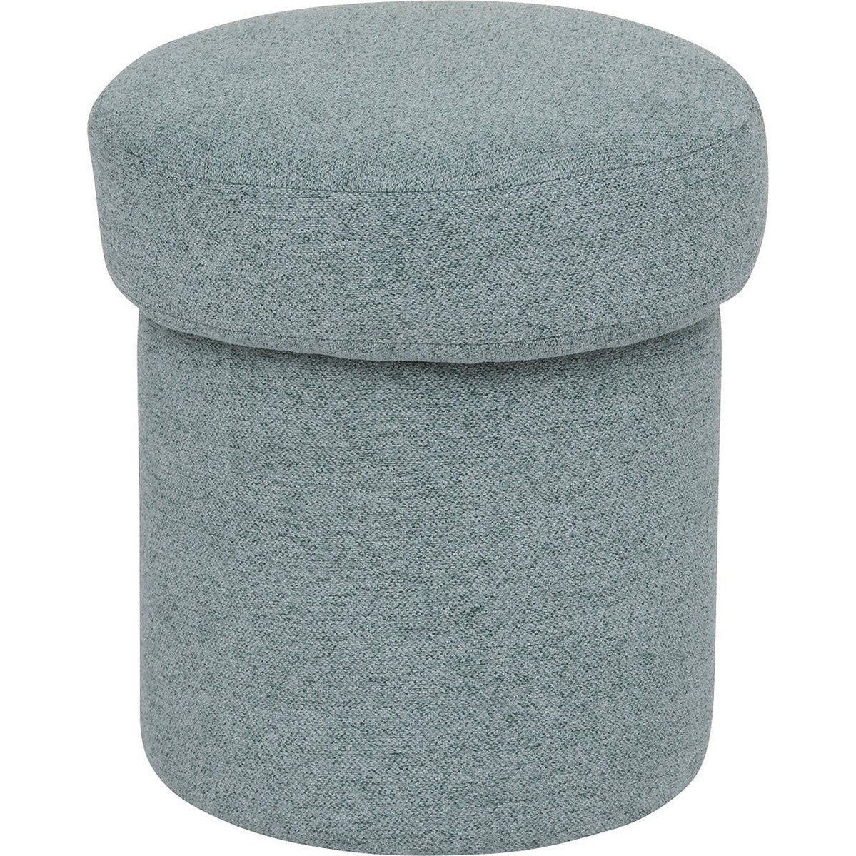 Atmosphera Poef Kita Ø37xH40cm - Nylon/Viscose - Celadongroen