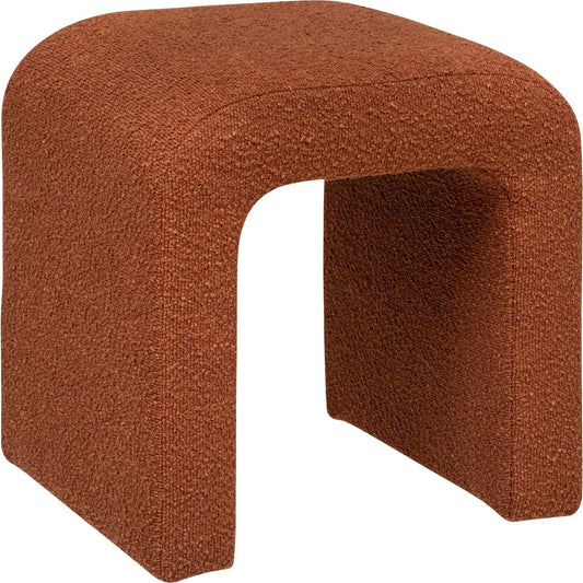 Atmosphera Sevi Poef - Bouclé - Amber