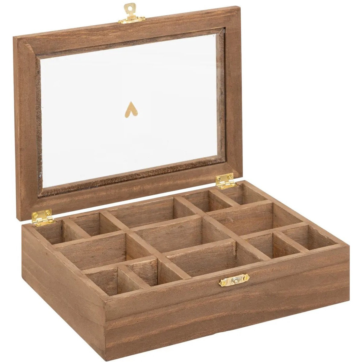 Atmosphera Sieradendoos hout - 13 compartimenten