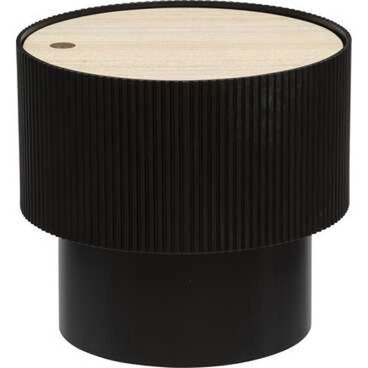 Atmosphera Tafel - Salontafel - Zwart - Bijzettafel - D38,5cm H35cm