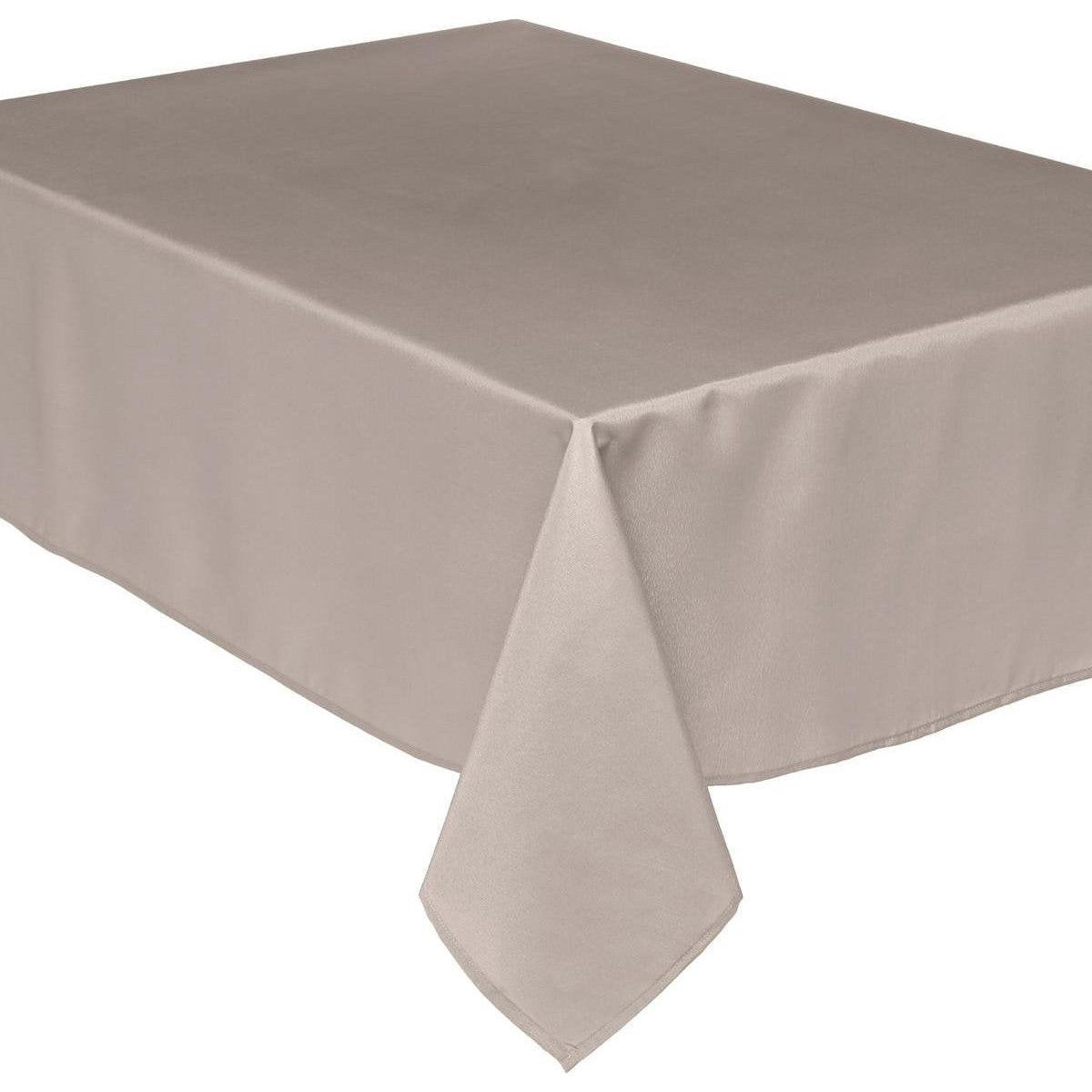 Atmosphera Tafelkleed - 240 x 140 cm - beige - Eettafel tafellakens - polyester