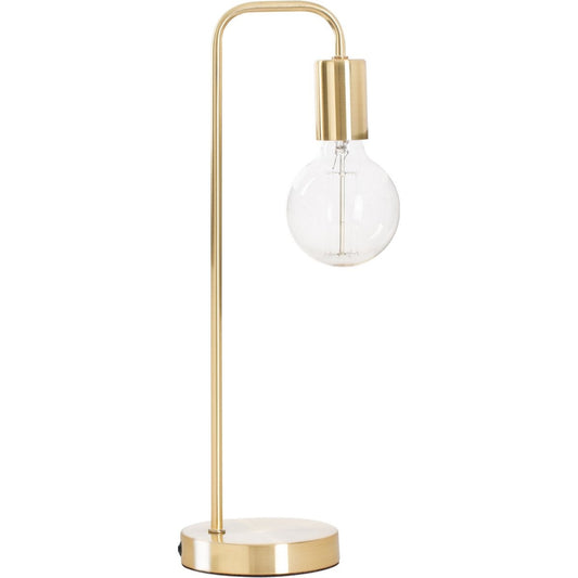 Atmosphera Tafellamp/bureaulampje Design Light - metallic goud - H46 cm - Leeslamp