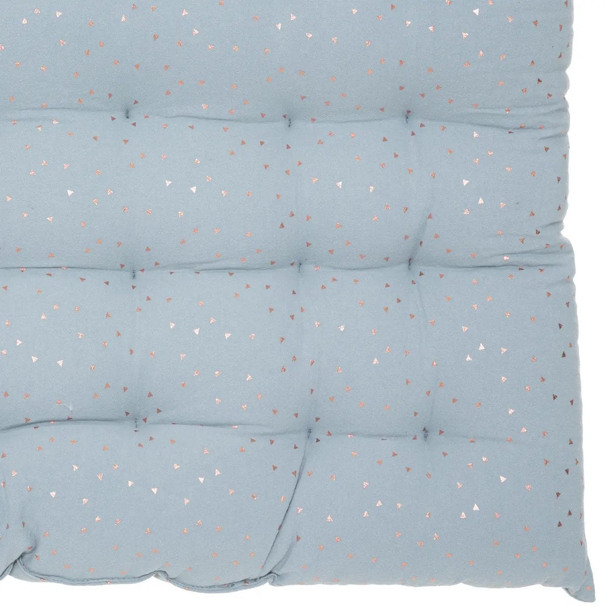 Atmosphera Vloerkussen Matras - blauw - polyester/katoen - 120 x 60 x 5 cm - Extra lang - spelen - gamen - relaxen - oefeningen - MODESTNOVA