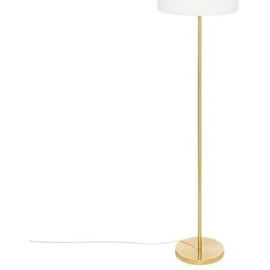 Atmosphera Vloerlamp Tina bouclé Ø37xH150cm - E27, niet begrepen - Goud