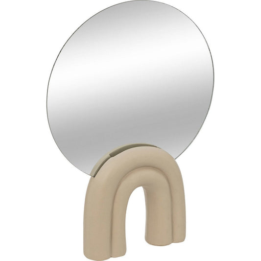 Atmosphera Wavy Bliss Tafelspiegel - 24x5x36cm - Beige